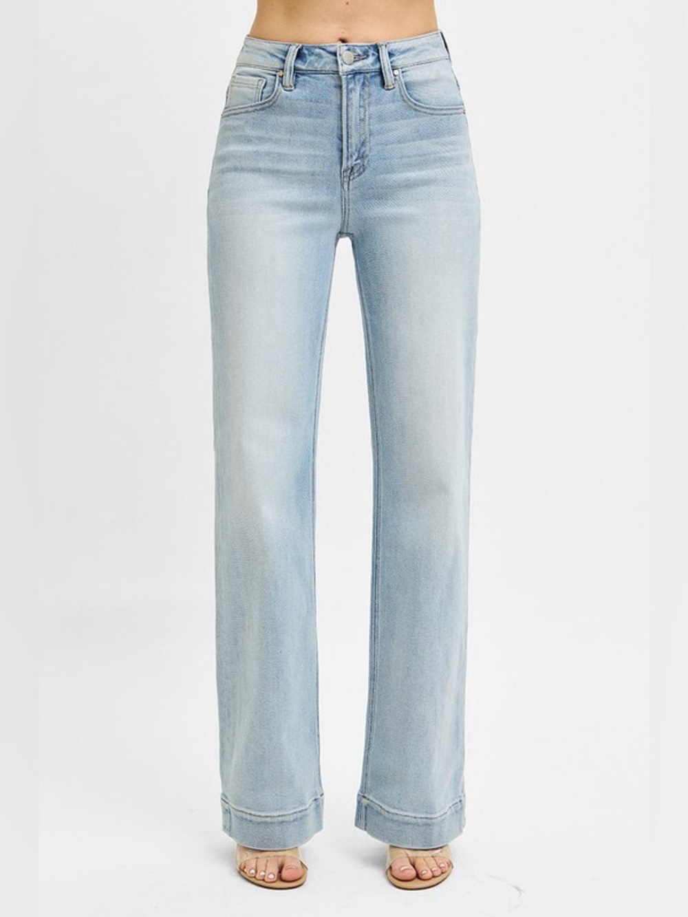 RISEN Full Size Run High Rise Straight Jeans